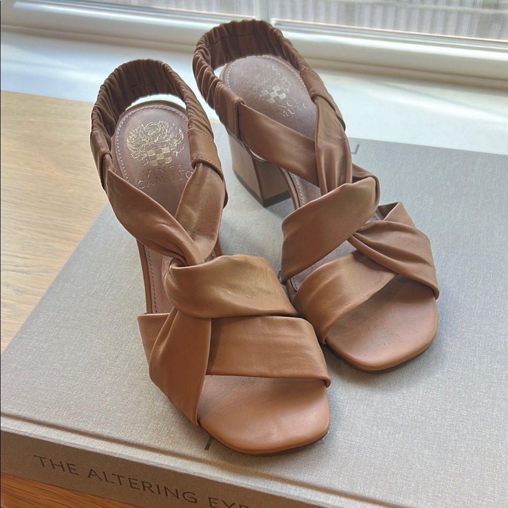 Vince Camuto Camel Twist Sandals
